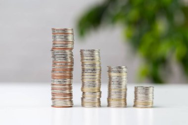 Arka plan üzerinde para kavramı yakın çekim