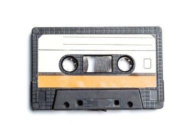 Vintage kaset izole bant beyaz arka plan