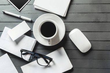 Mockup iş şablonu, görünümü kadar yakın