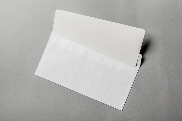 Novos Envelopes Brancos Branco — Fotografia de Stock