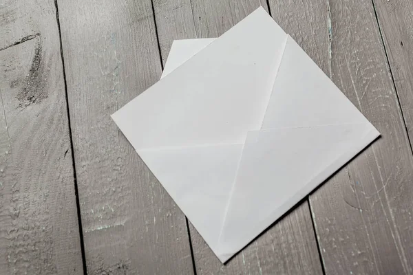 Yeni Beyaz Boş Zarf — Stok fotoğraf