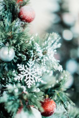 Noel dekorasyonu, görünümü Kapat.