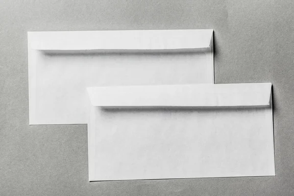 Novos Envelopes Brancos Branco — Fotografia de Stock