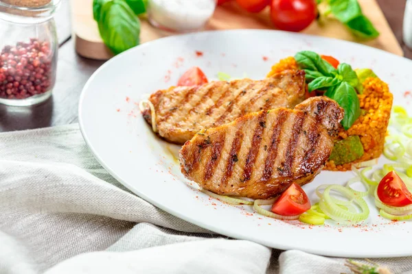 Filetes Con Grañones Kuskus — Foto de Stock