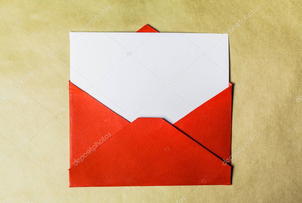 New white blank envelopes 