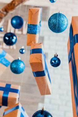 Noel dekorasyonu, görünümü Kapat.