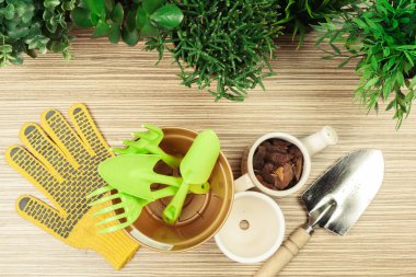 Bahçe aletleri yakın çekim