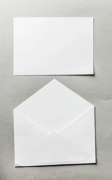 Novos Envelopes Brancos Branco — Fotografia de Stock