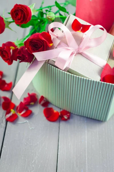 幸せなバレンタインデーの美しいグリーティング カード — ストック写真