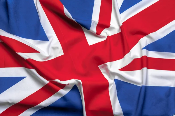 Närbild Union Jack Flagga — Stockfoto