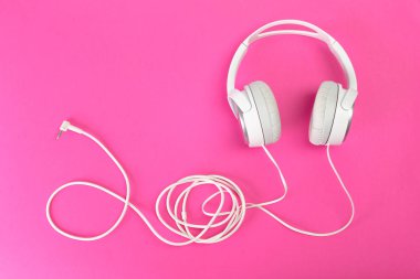 Modern kulaklıklar, ayrıntı görünümü.