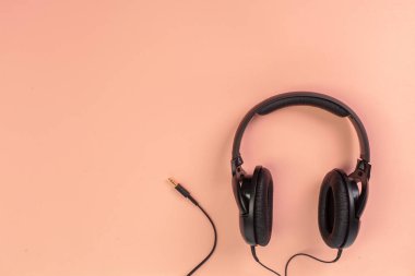 Modern kulaklıklar, ayrıntı görünümü.