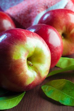 masada kırmızı elma yakın çekim