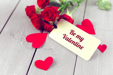 Mutlu sevgililer günü güzel tebrik kartı 