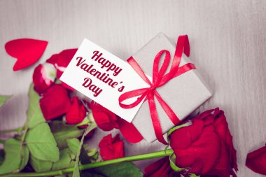 Mutlu sevgililer günü güzel tebrik kartı 