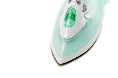 Beyaz bir arka plan üzerinde izole demir