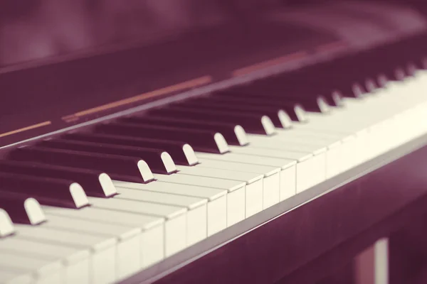 Клавіатура Піаніно Вид Крупним Планом — стокове фото