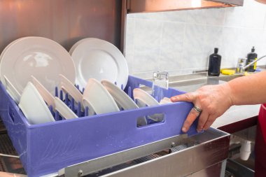 Profesyonel mutfak arka plan üzerinde Kapat