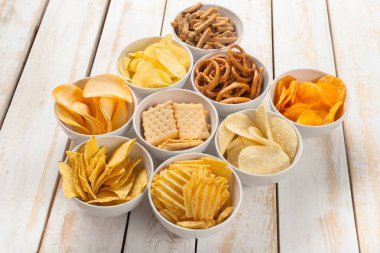 Simit kase yukarıdan ahşap tablo