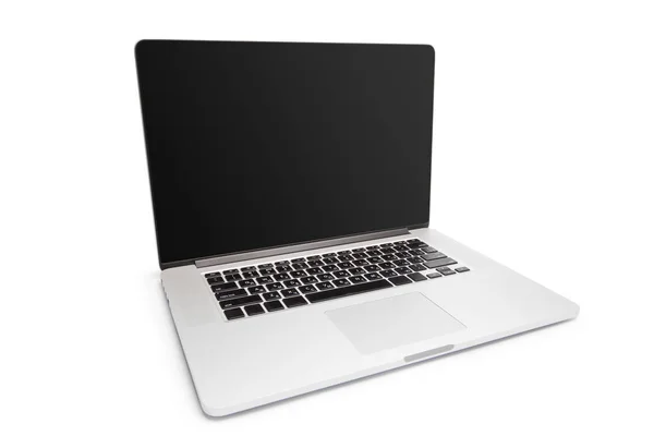Laptop Izolowany Białym Tle — Zdjęcie stockowe