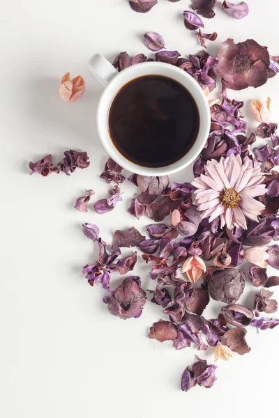 Délicate Table Thé Matin — Photo