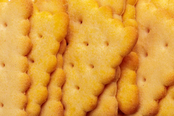 Cracker Cookies Närbild — Stockfoto