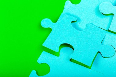 Kavram bulmaca. Parlak arka plan