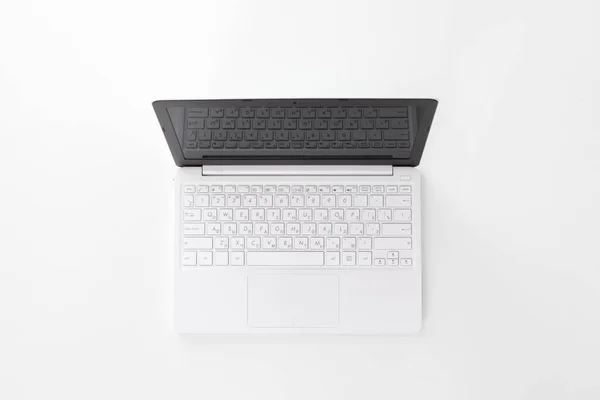 Mesa Escritório Com Teclado — Fotografia de Stock