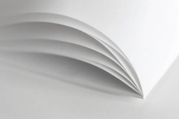 Тщательный Обзор Белых Листов Бумаги — стоковое фото