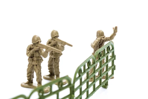 Geleneksel Oyuncak Asker Topluluğu — Stok fotoğraf