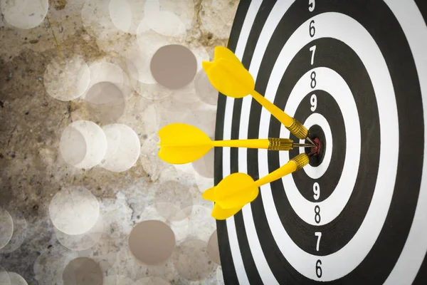 Success Hitting Target Aim Goal Achievement Concept — Stock Photo, Image