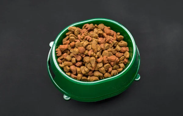 Detail view of dried food for dogs