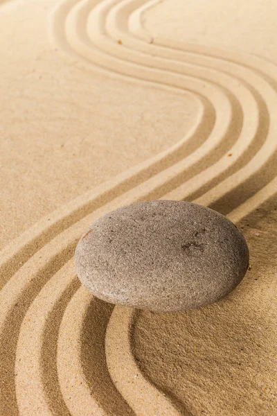 禅庭瞑想石背景 — ストック写真