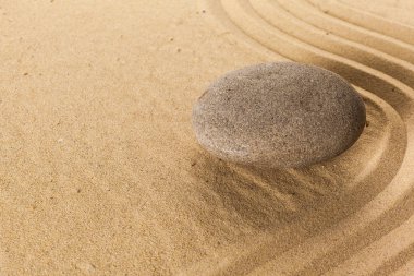 Zen Bahçe meditasyon taş arka plan