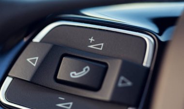 Modern araba iç detaylar