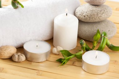 Spa kavramı, aromaterapi, güzellik yordamlar için arka plan 
