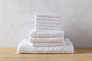 ahşap masa Spa havlu