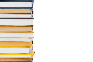 Beyaz üzerine izole kitaplar