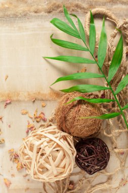 Güzellik tedavi aksesuarları ile Spa ayarı