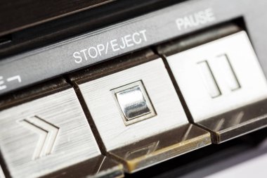 Vintage stereo ses. yakın çekim