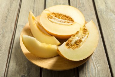 tablo, yaz yemek lezzetli taze kavun 