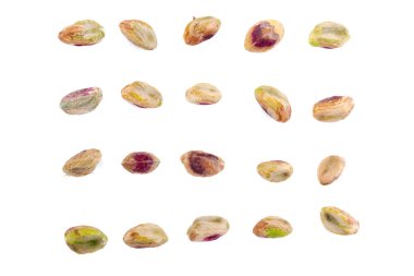 Fıstık fıstığı beyaz arka planda izole