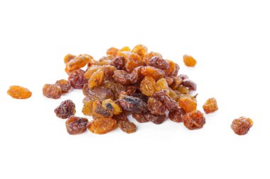 beyaz zemin üzerine kuru üzüm