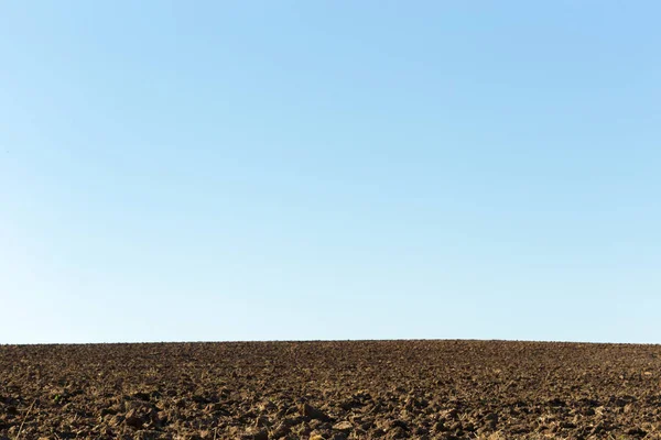 Earth Field Agricultural Cultivations — Stock Photo, Image