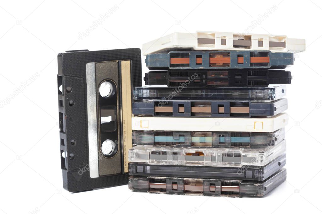 music audio tapes, analogue obsolete technology 