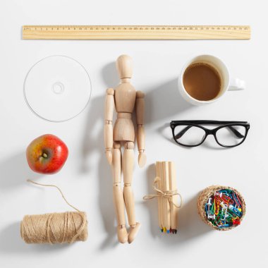 Birçok unsurlar ile modern çalışma alanı