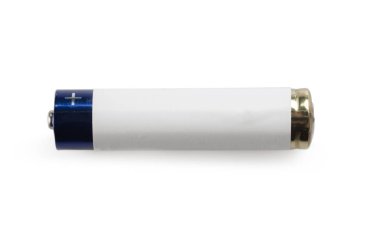 pil beyaz arkaplanda izole edildi