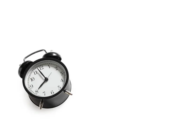 Reloj Despertador Vintage Aislado Sobre Fondo Blanco — Foto de Stock