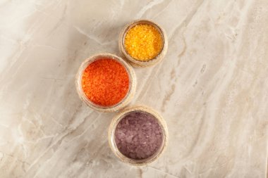 Güzellik tedavi aksesuarları ile Spa ayarı