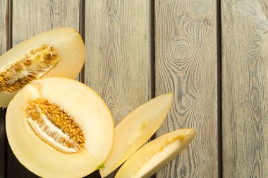 tablo, yaz yemek lezzetli tatlı kavun 